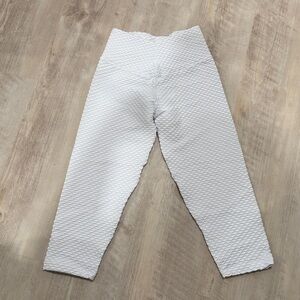 Booty by Brabants White Textured Leggings